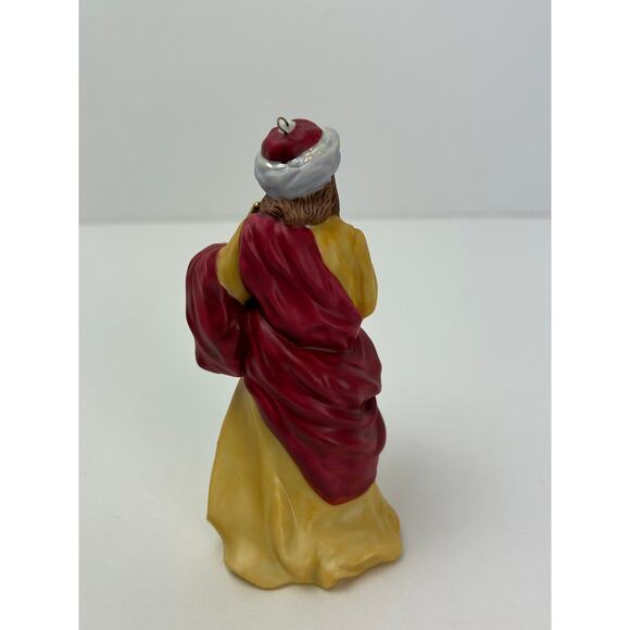 Hallmark Keepsake Caspar The Magi 1999 Blessed Nativity Porcelain Ornament w Box - Picture 4 of 8
